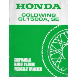 HONDA GL 1500 A / SE (X) de 1999 (Additif  09 / 1998)