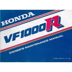 HONDA VF 1000 R  (Manuel utilisateur en anglais novembre 1985)