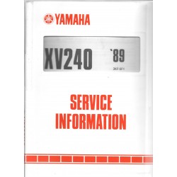 Manuel d'atelier Yamaha XV 240 de 1989