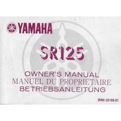 YAMAHA SR 125 (type 3 MW 1989)