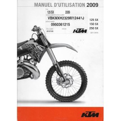 Manuel d'utilisation KTM 125SX 150SX 250SX