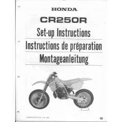 HONDA CR 250 R de 1986 (Manuel de préparation 10 / 85)