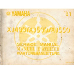YAMAHA  XJ 400 / 500 / 550 1981 