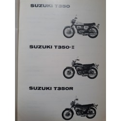 Ctalogue de pieces detachees SUZUKI T350, T350II, T350R