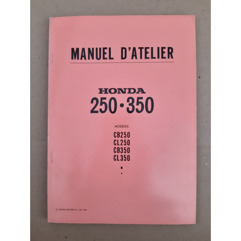 HONDA CB 250  / CB 350 (Manuel  atelier 04 / 1969)
