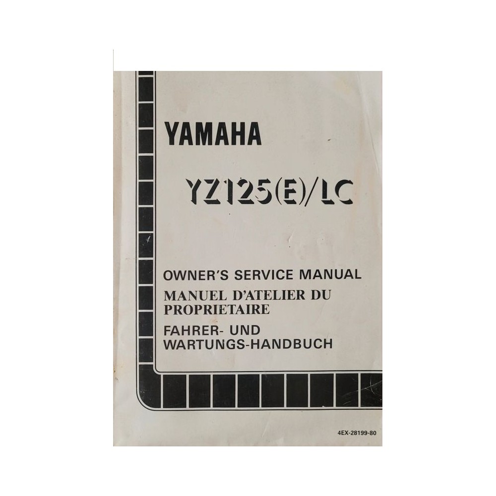 YAMAHA YZ 125 (E) / LC 1993 type 4EX