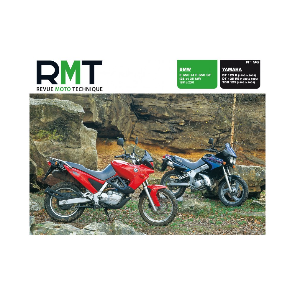 Yamaha DTR / TDR 125 (1993 / 01) - BMW F 650 (1994 / 01) RMT 96