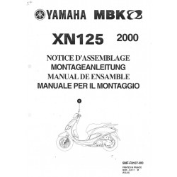 YAMAHA XN 125 2000 assemblage