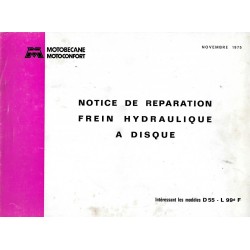 Motobécane frein à disque hydraulique