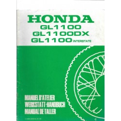 HONDA GL 1100 / DX / INTERSTATE (Additif  avril 1982 au GL 1100 1980)