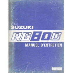 Manuel atelier SUZUKI RG 80 C 1985
