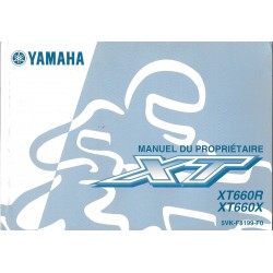 YAMAHA XT 660 R / XT 660 X   modèle 2004