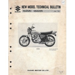 SUZUKI GS 425 N de 1979 (manuel assemblage 01 / 1979)
