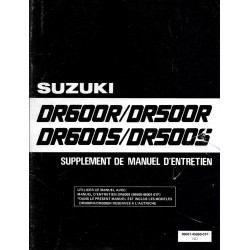 Manuel atelier SUZUKI DR 600  RH  1987