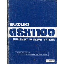 Manuel atelier SUZUKI GSX  1100 S de 1982
