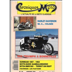 CHRONIQUES MOTO n° 25 JANVIER 1991