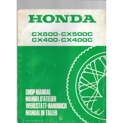 HONDA CX 400 / 500 et CX 400  500 C (Additif janvier 1981)