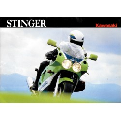 Prospectus original KAWASAKI ZX 750-H2 Stinger de 1990