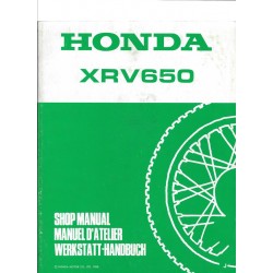 HONDA XRV 650 AFRICA TWIN (Manuel de base juillet 1988)