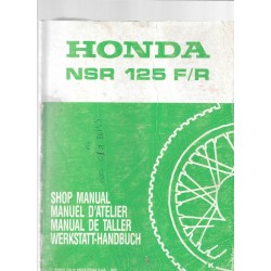 HONDA NSR 125 F / R (Manuel de base mai 1989)