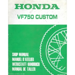 HONDA VF 750 CUSTOM (Additif mars 1984)