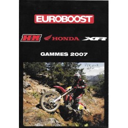 Catalogue original  HONDA Cadre Rouge 1987