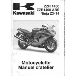 Manuel atelier KAWASAKI ZZR 1400 et dérivés de 2006