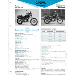 CAGIVA 125 Roadster (1994 /  1997)  Fiche RMT