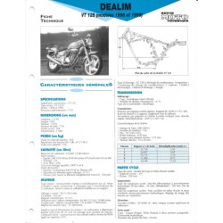 DAELIM VT 125 (1998 et 1999)  Fiche RMT