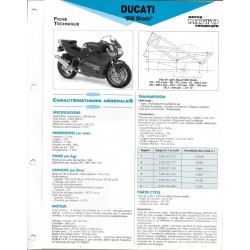 DUCATI 888 STRADA (1993)  Fiche RMT