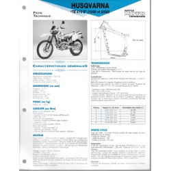 HUSQVARNA TE 610 E (1999 et 2000)  Fiche RMT