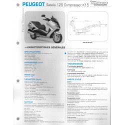 PEUGEOT Satelis 125 Compressor K5  Fiche RMT