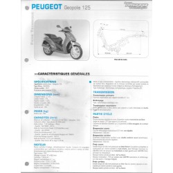 PEUGEOT Géopolis 125  de 2007  Fiche RMT