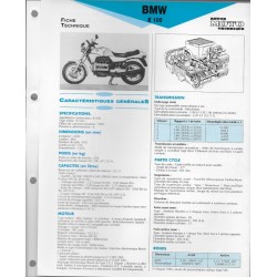 BMW K 100   de 1983 et + Fiche RMT