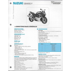 SUZUKI GSX 650 F K8 de 2008  (Fiche RMT)