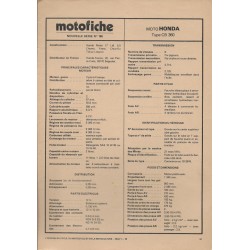 HONDA CB 360  de 1974 et plus