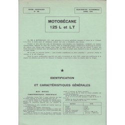 MOTOBECANE 125 L et LTde 1971 et plus