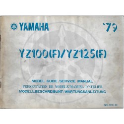 Manuel atelier YAMAHA YZ 125 (F) 1979 type 2W5