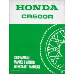 HONDA CR 500 R  1987  (Additif manuel de base)  Type KA5 (11/85) G