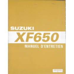 Manuel atelier SUZUKI XF 650  V de 1997  (03 / 1997)  