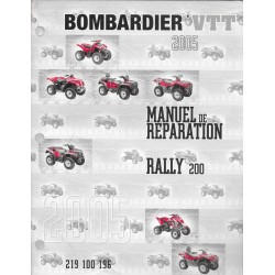 BOMBARDIER Quad RALLY mc 200 de 2005 (en français)