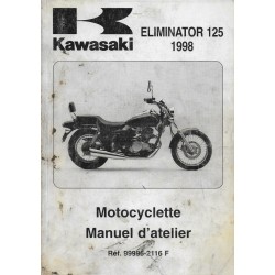 Manuel atelier KAWASAKI Eliminator 125  de 1998