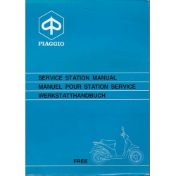 PIAGGIO FREE 50 cc 2 temps  (manuel atelier 01 / 1993)