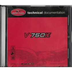 MOTO GUZZI V 750 IE (CD-Rom manuel atelier 06 / 2004) 