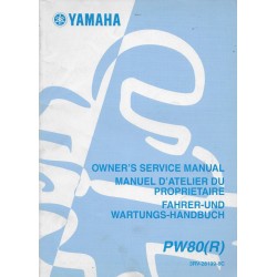 Manuel atelier YAMAHA PW 80 (R) Type 3RV 2003