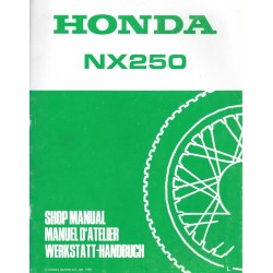 HONDA NX 250 R(additif  jdécembre 1989)