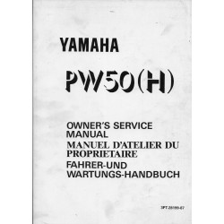 Manuel atelier YAMAHA PW 50 (H) de 1996 Type 3PT