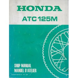 HONDA ATC 125 M 1986 (Manuel de base) 01 / 1986
