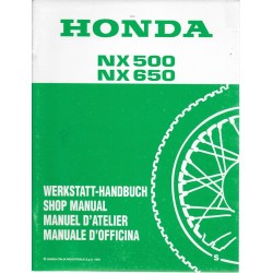 HONDA NX 500 S / NX 650 S de 1995 (03 / 1995)