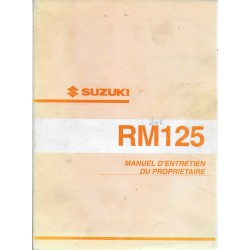 SUZUKI RM125 K2 modèle 2002  (06 / 2001)